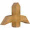 Ekena Millwork Bellingham Rough Sawn Timber Gable Bracket, Western Red Cedar, 36"W x 21"H x 6"D x 6"F, 14/12 Pitch GBW036X21X0606BEL00RWR - alternate 4